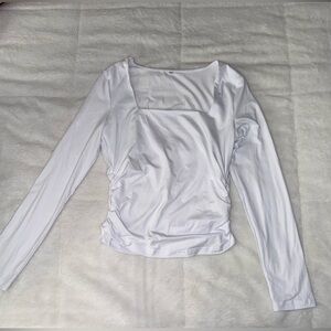 White Long Sleeve Top